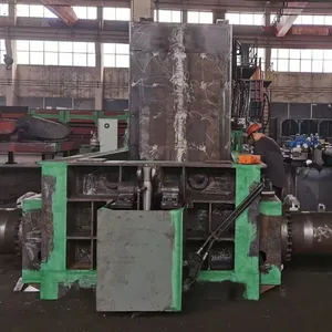 Two Rams Metal Baler With Loading Hopper Fast and Good Baling Machine thumbnail-1