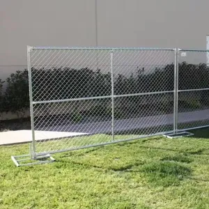 Outdoor Fences / Mobile Fences Barrier Panel for Construction Site Safety Protection/ Canada Metal, Canada Temporary Fence thumbnail-5