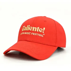 Premium Quality High-End 6 Panels Custom Baseball Caps Multiple Colors Thick 100% Cotton Custom Baseball Caps With Your Logo thumbnail-2