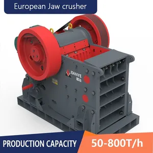 JYCX145 Industrial European Jaw Crusher for High Volume Mining Granite Limestone and Hard Rock Processing thumbnail-5