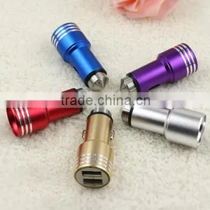 Hot Selling Car Accessories Usb Car Charger Colorful Automatic Mobile Phone Car Charger 2016 thumbnail-2