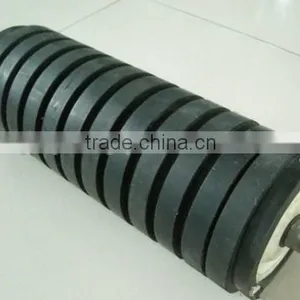 China Supplier Impact Idler Roller With Buffer Rings/Carrying Impact Roller With Different Size thumbnail-6