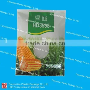 Resuable Agriculture Plastic Bag for Corn Seeds With a Clear Window/ Standed Side Gusset Plant Seeds Bag Supplier's Choice thumbnail-1