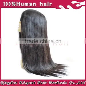 New Products 6A High Quality Silky Straight Hair Black Women Brazilian Hair Full Lace Wig thumbnail-3