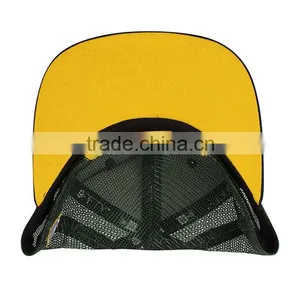 Wholesale Customized Mesh Caps 3d Embroidery 6 Panel Short Brim Trucker Hats thumbnail-5