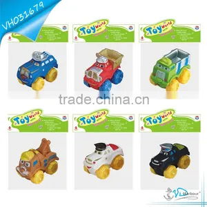 Free Wheel Cartoon Vinyl Truck Toy Car thumbnail-1