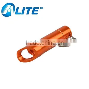 High Quality Orange 3 LED Keychain Bottle Opener Torch thumbnail-1