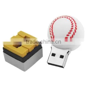 PVC Baseball Usb Sticks 4gb 8gb as Gift thumbnail-1