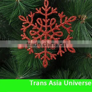 Hot Sale Plastic Hanging Snowflake Decorations thumbnail-1