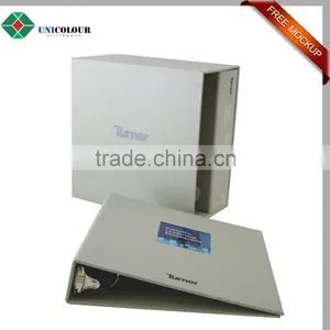 Office Stationery Customized Cardboard Black Paper File Folder With Slipcase thumbnail-5