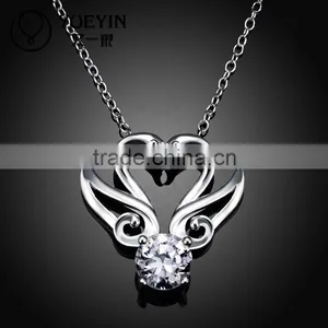 Silver Plated Zircon Luxurious Fashion Necklace Jewelry thumbnail-3