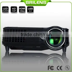 Brilens Full hd 1080P 3D Video Multimedia DLP LCD Mini Pocket Laser Led Projector thumbnail-2