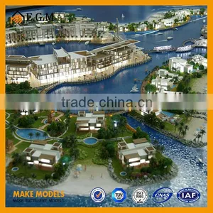 1:300 World Island Malacca Island Tourism Planning Model With Beautiful Light thumbnail-2