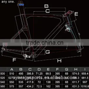 2016 New High Quality Full Carbon 700c Time Trial Frame SFT069 thumbnail-3