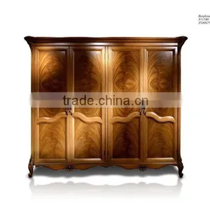 European Classic Bedroom Sets Royal Design King Size Bed Solid Wood Bedroom Furniture Quality Choice thumbnail-5