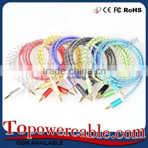 2016 Hot New Cheap Fishing Net Design 3.5Mm Aux Auxillary Cord Cable thumbnail-3