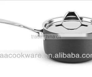 Professional Hard-anodized Aluminium Kitchenware/cookware With Stainless Steel Lid thumbnail-1