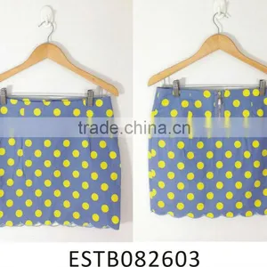Ladies Cute Polka Dot Short Mini Skirts thumbnail-1