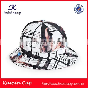 New Arrival Blank White Fishing Roll up Bucket Hat thumbnail-1