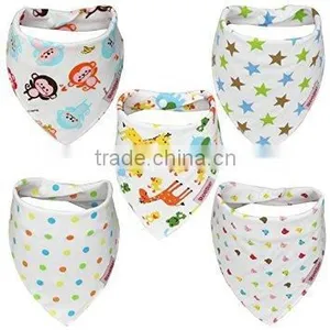 Wholesale Bandana Baby Bibs With Multi-Coloured Printed thumbnail-1