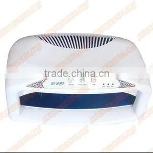 Free Shipping 2 HAND 54W NAIL UV GEL LED CURING LAMP NAIL DRYER + 6 BULBS + NAIL FAN, 220-110V for Nail Dryer Machine Quality Choice thumbnail-1