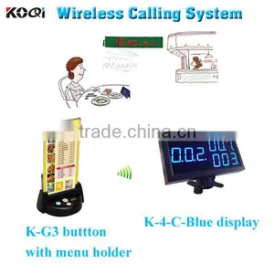 Number Waiting System for Restaurant Alarm System Wireless Waiter Call With Factory Price and New Modern thumbnail-1