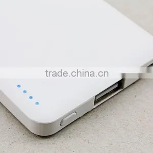 AWC813 2000mah OEM Slim Card Smart Phone Charge Portable Mobile Power Bank thumbnail-2