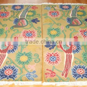 Flower and Bird Pattern Carpet thumbnail-1