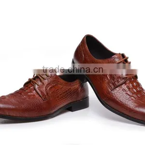 China Factory Handmade Leather Pointed Causual Men Shoes thumbnail-4