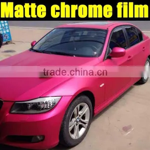 Matte Chrome Red Vinyl Film With Air Free Bubbles 1.52*20m per Roll thumbnail-1