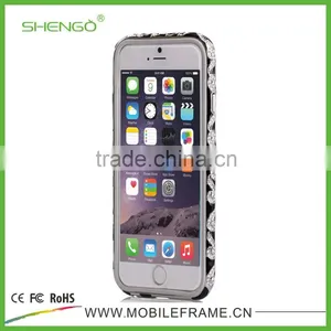 Funky Metal Frame/TPU Inlaid Phone Case thumbnail-4