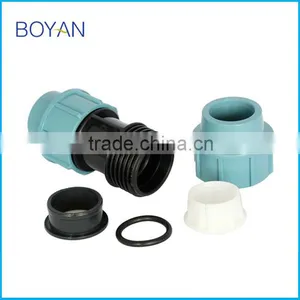 BOYAN PP Compression Quick Pipe Fittings for Irrigation Equal Coupling Supplier's Choice thumbnail-3