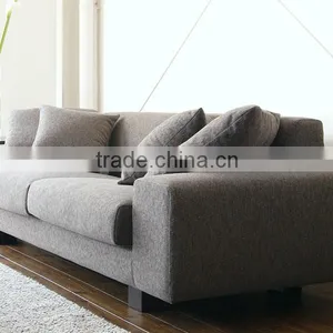 Simple Design Fabric Scatter Back Three Seat Sofa Quality Choice thumbnail-1
