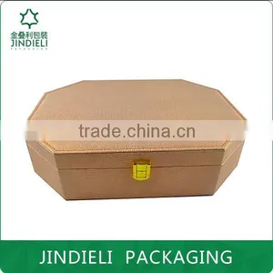 Hot Sale Elegant Polygonal Wood Cosmetic Box for Sale thumbnail-1