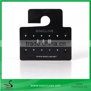 Sinicline Custom PVC Hang Tag for Jewelry With Silver Logo Stamped thumbnail-1
