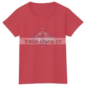Summer Girls Cotton Tee Rhinestones Iron on Tshirt thumbnail-5