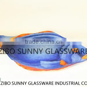 Deep Blue Fish Were Glass Plate thumbnail-4