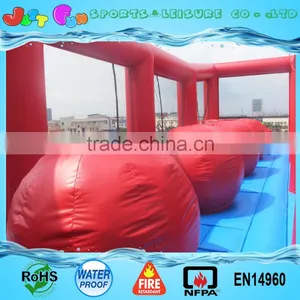 Adult Inflatable Wipeout Obstacle Course for Sale/ Inflatable Big Baller Games Supplier's Choice thumbnail-3