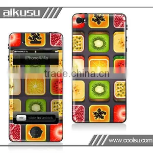 Adhesive Aluminium Skin Sticker for Iphone 4 thumbnail-1