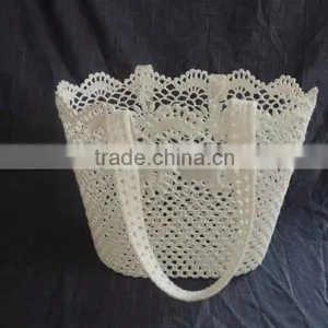 Manufacturers Selling Handmade Cotton Simple Fashion Hook Flower Hand Basket thumbnail-5