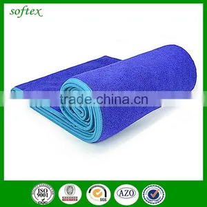 China Supply Environmental Non Slip Antibacterial Custom Hot Yoga Towel Thick Supplier's Choice thumbnail-2