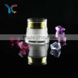 Horse Shoe Cream Acrylic Plastic Jars For Cosmetics thumbnail-1