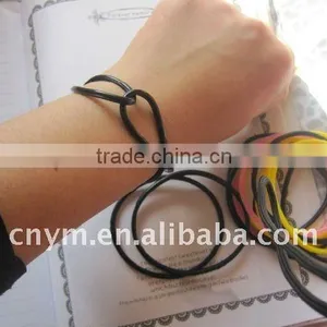 Silicone Wristband Rubber Bracelet thumbnail-1