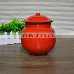 Pantone Color Enamel Cooking Pot, Flower Pot,tea Pot thumbnail-5