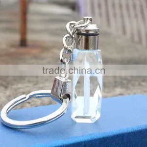 Glass Octagonal Custom Keychain / Promotion Crystal Custom Keychain thumbnail-4
