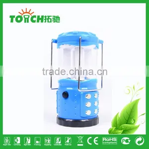 Blue Color Solar Lantern Outdoor Hiking Camping Light Multi Charge LED Lantern Lamp for Car Repairing thumbnail-1