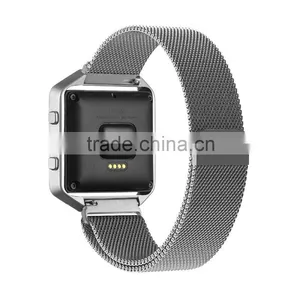 Milanese Magnetic Loop Stainless Steel Watch Band for Fitbit thumbnail-1