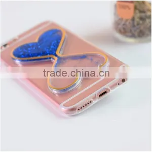 Soft TPU Material Phone Case for Iphone 6 6S in 3D Heart-shaped Mystery Quicksand Design thumbnail-3