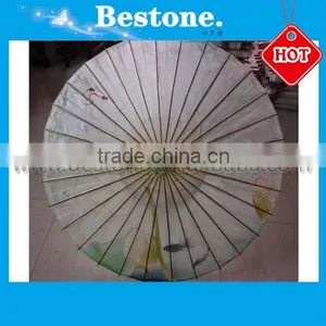 2016 Hand Craft White Paper Umbrellas Cheap Parasols Paper Umberlla thumbnail-1
