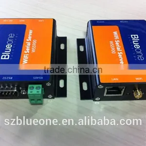 UART SPP RS232 and RS485 Dual Channels WiFi and Ethernet Serial Device Server thumbnail-1